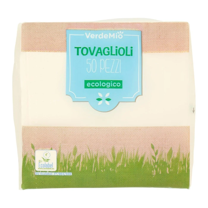 VerdeMio Tovaglioli ecologico 50 pz