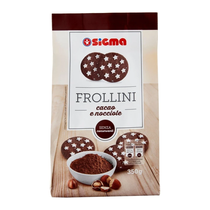 Sigma Frollini cacao e nocciole 350 g