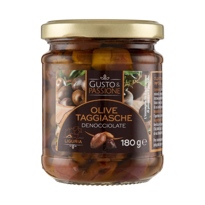 Gusto & Passione Olive Taggiasche Denocciolate 180 g