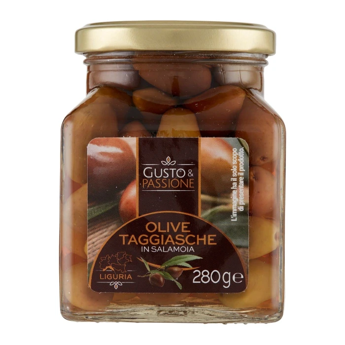 Gusto & Passione Olive Taggiasche in Salamoia 280 g
