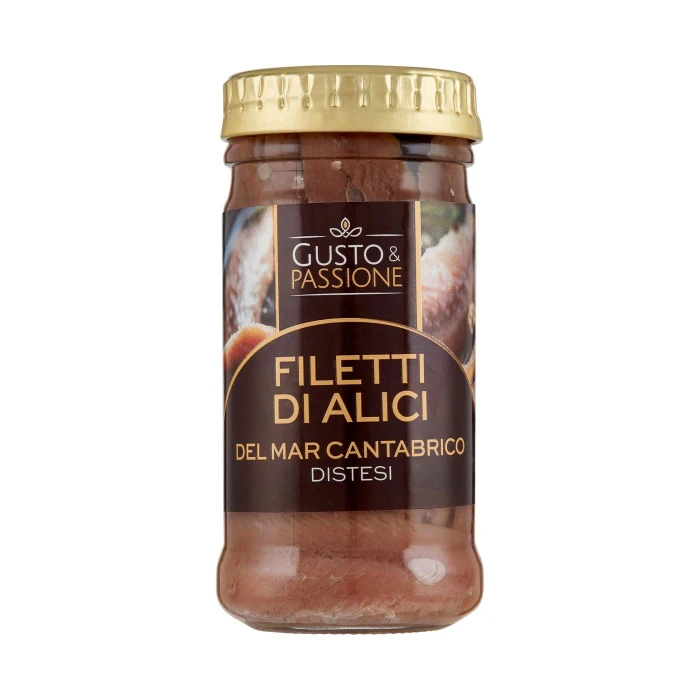 Gusto & Passione Filetti di Alice del Mar Cantabrico Distesi 100 g
