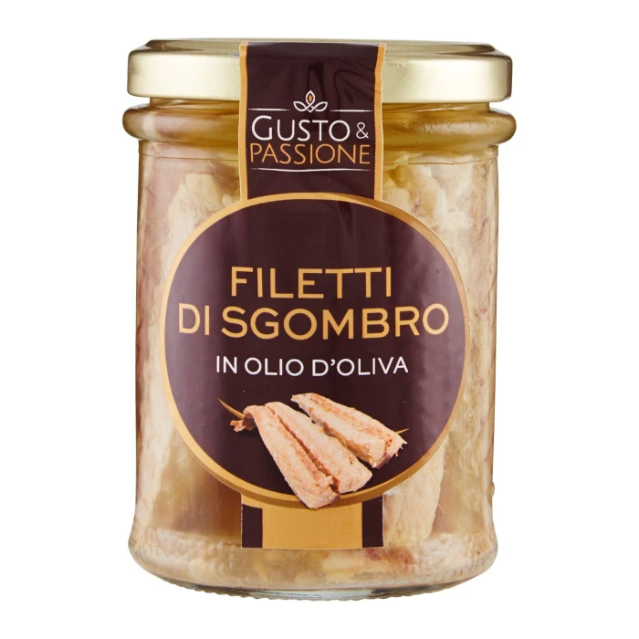 Gusto & Passione Filetti d Sgombro in Olio d'Oliva 190 g