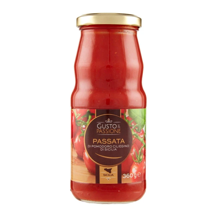 Gusto & Passione Passata di Pomodoro Ciliegino di Sicilia 360 g