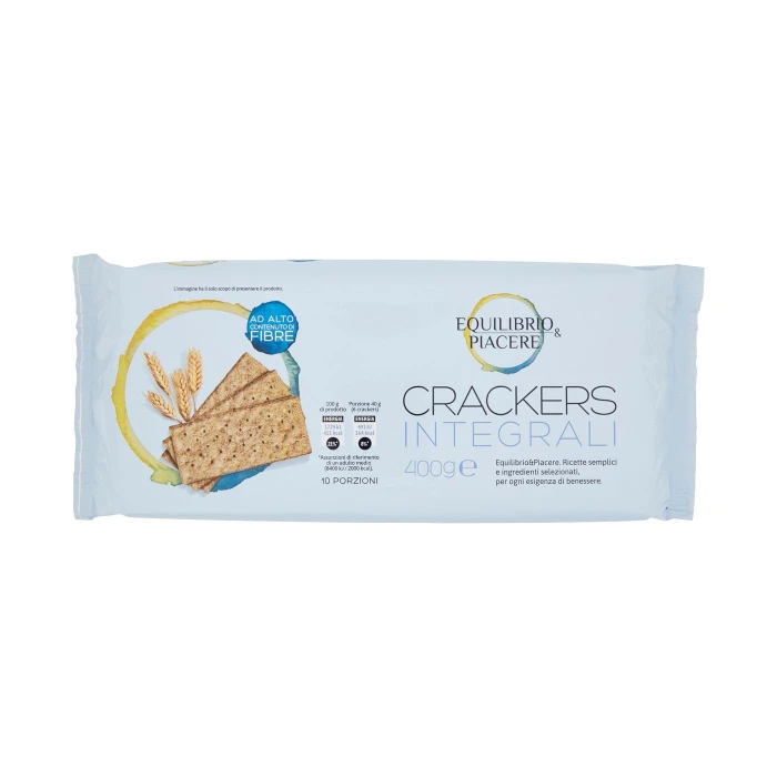 Equilibrio & Piacere Crackers Integrali 400 g