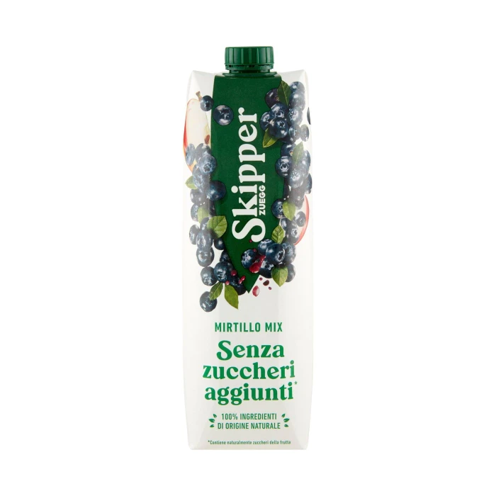 Zuegg Skipper Senza zuccheri aggiunti* Mirtillo Mix 1000 ml