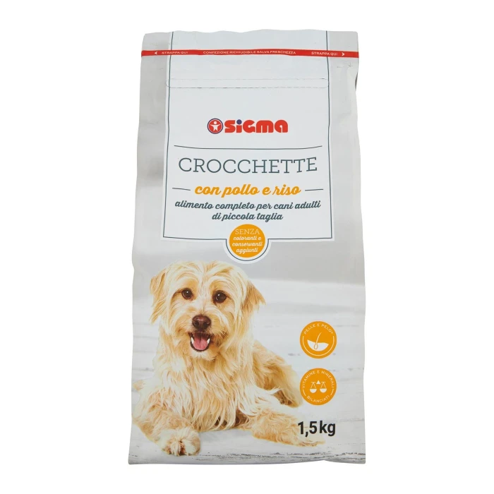 Sigma Crocchette con pollo e riso 1,5 kg