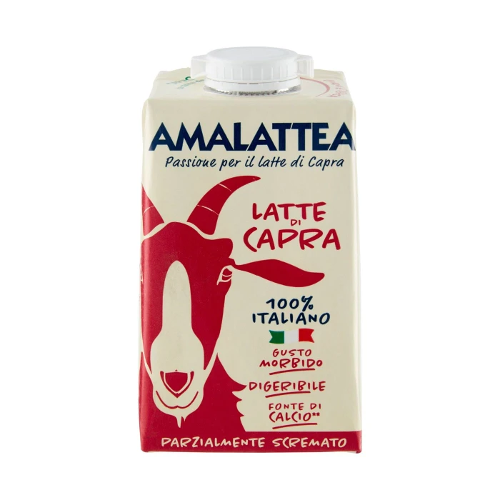 Amalattea Latte di Capra Parzialmente Scremato 500 ml
