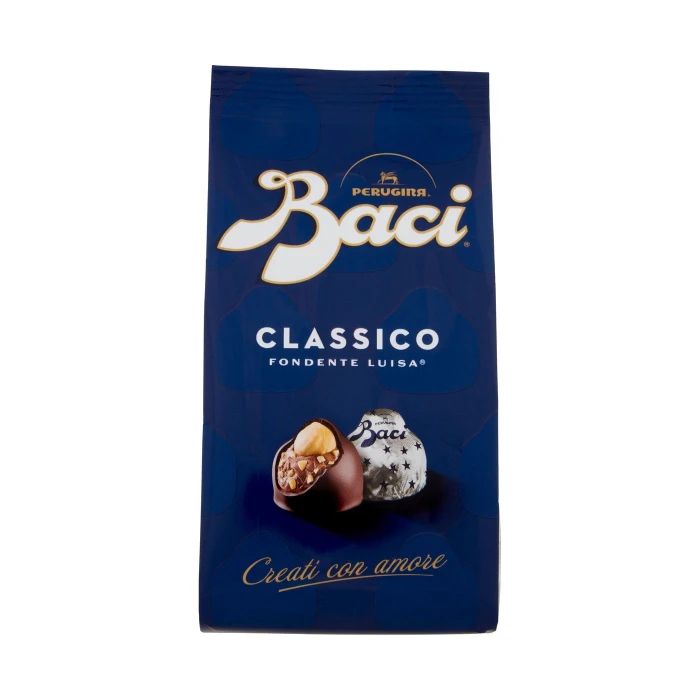BACI PERUGINA Cioccolatini Fondenti ripieni al Gianduia Sacchetto 125g