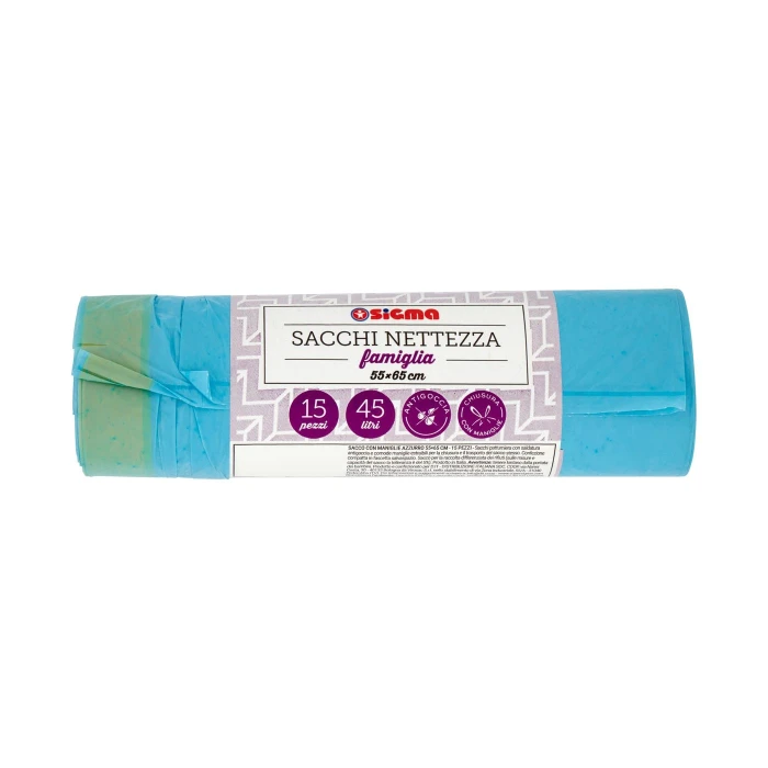 Sigma Sacchi Nettezza famiglia 55x65 cm 15 pz