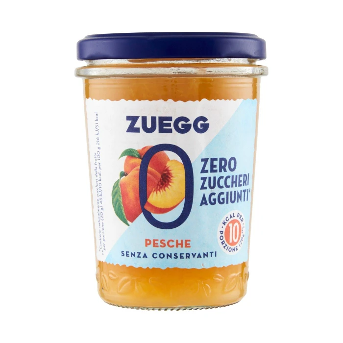 Zuegg Zero Zuccheri Aggiunti* Pesche 220 g