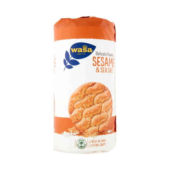 Wasa Runda Sesam & Seasalt Cracker con Semi di Sesamo 290g