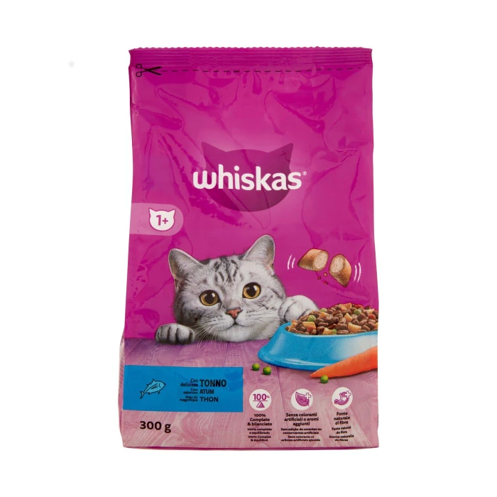 Whiskas Crocchette Cibo Secco Gatto con delizioso Tonno 300 g