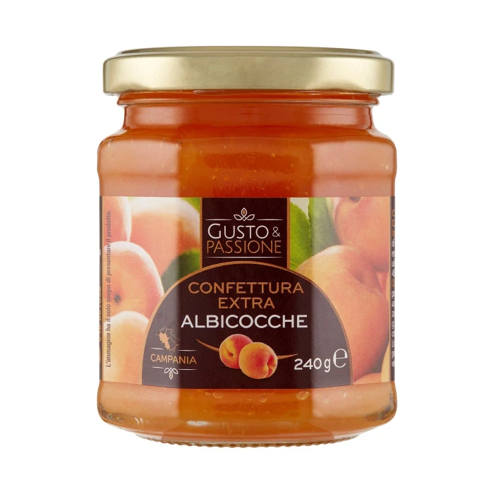 Gusto & Passione Confettura Extra di Albicocche 240 g