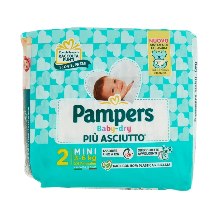 Pampers Baby-dry Mini 24 pz