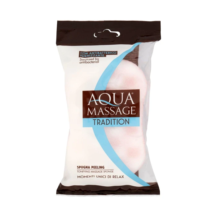Aquamassage Tradition Spugna Peeling con Antibatterico Igienizzante