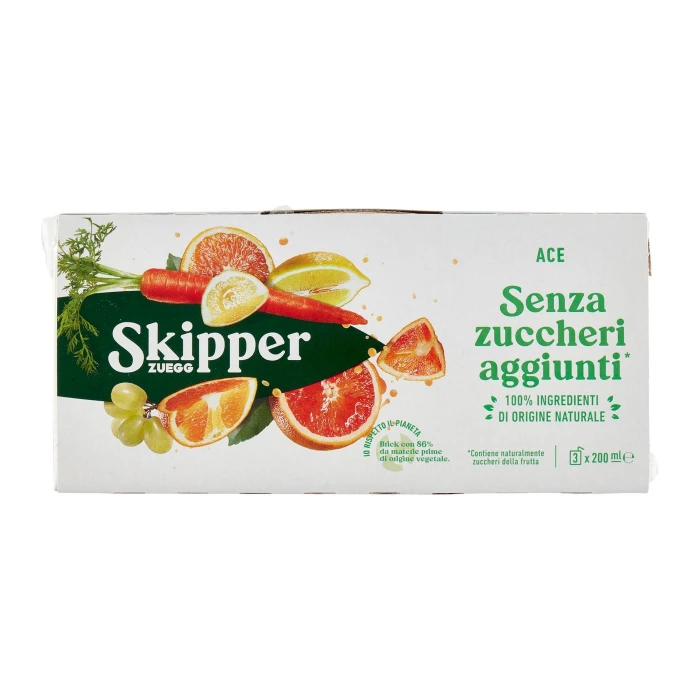 Zuegg Skipper ACE Senza zuccheri aggiunti* 3 x 200 ml