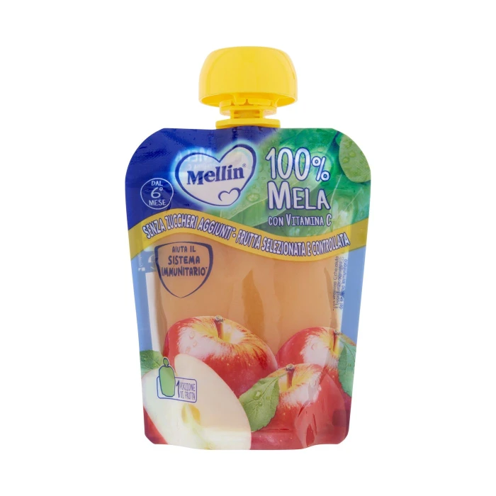 MELLIN Merenda di Frutta 100% Mela Pouch 90 g
