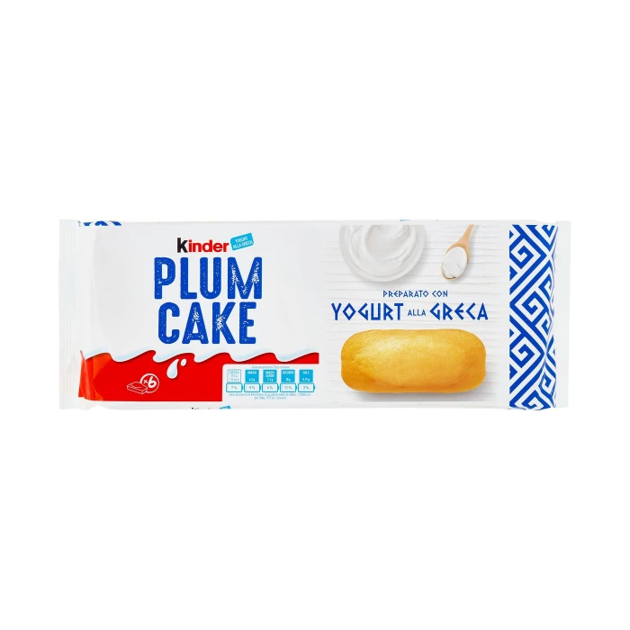 Kinder Plum Cake Preparato con Yogurt alla Greca 6 x 32 g