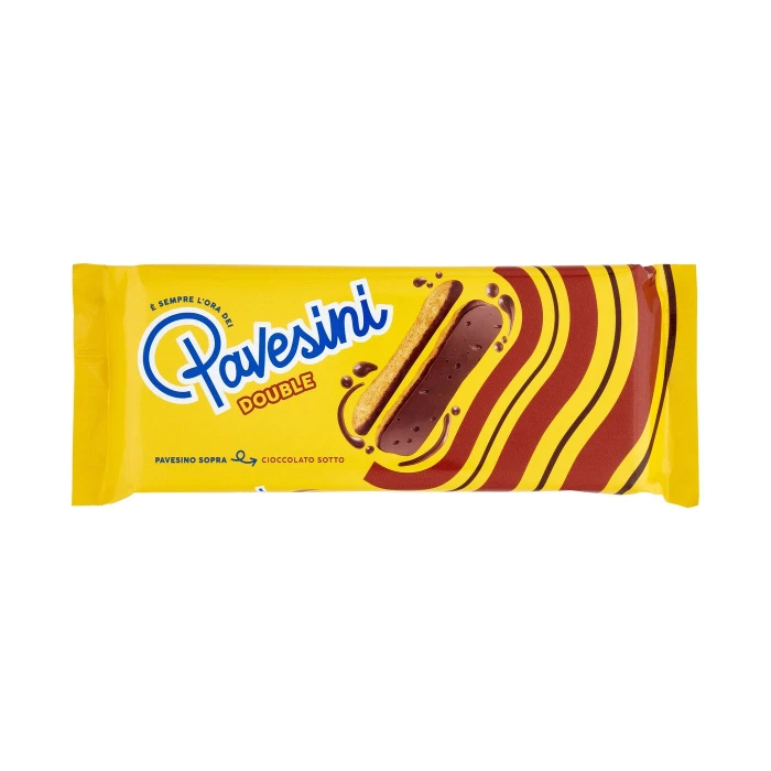 Pavesi Pavesini Double Biscotti con Fondo di Cioccolato 60g