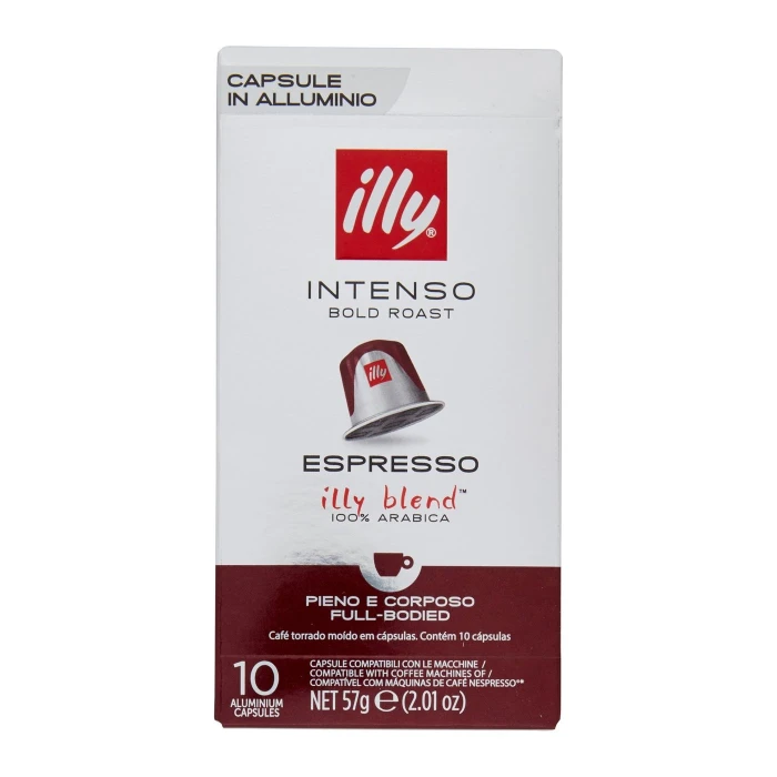 illy Intenso Espresso 10 Capsule Compatibili con le Macchine Nespresso* 57 g