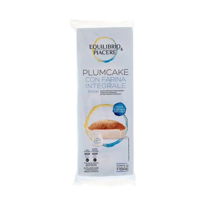 Equilibrio & Piacere Plumcake con Farina Integrale 6 x 33 g