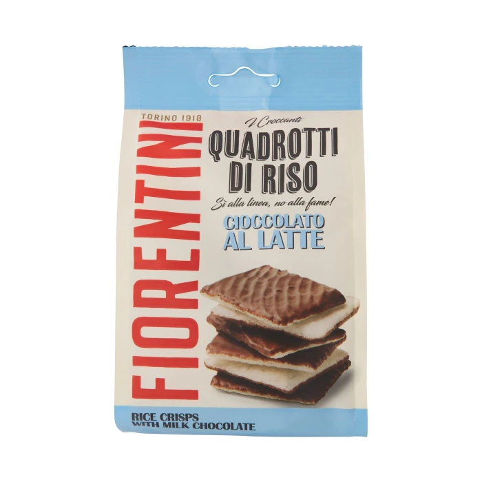 Fiorentini i Croccanti Quadrotti di Riso Cioccolato al Latte 80 g