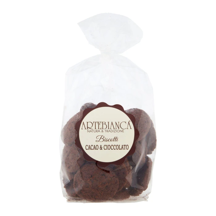 Artebianca Biscotti Cacao & Cioccolato 300 g