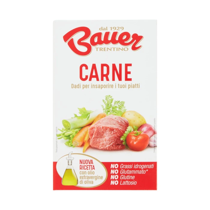 Bauer Carne Dadi per insaporire i tuoi piatti 8 x 10 g