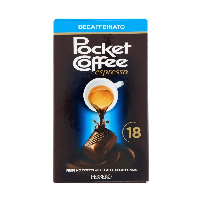 Pocket Coffee espresso Decaffeinato 18 pezzi 225 g
