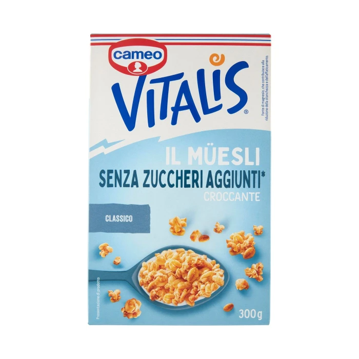 cameo Vitalis il Müesli Senza Zuccheri Aggiunti* Croccante Classico 300 g