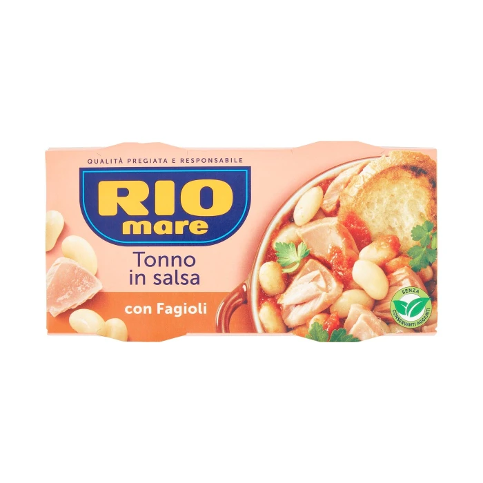 Rio mare Tonno in salsa con Fagioli 2 x 160 g