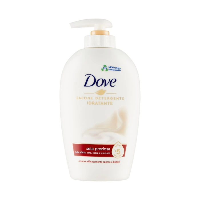 Dove Sapone Detergente Idratante seta preziosa 250 ml