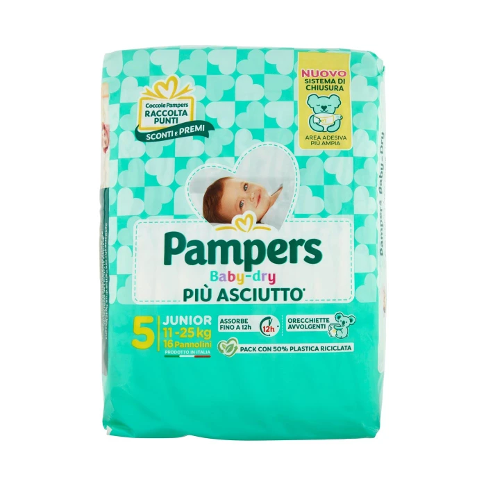 Pampers Baby-dry Junior 16 pz