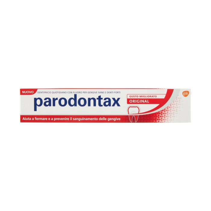 Parodontax original dentifricio quotidiano con fluoro per gengive più sane e denti forti 75 ml