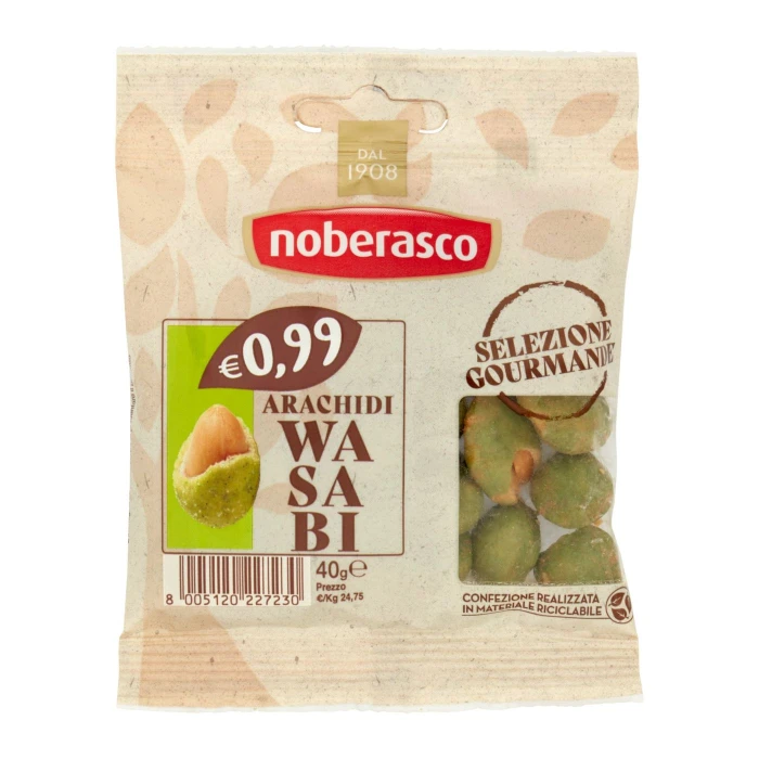 noberasco € 0,99 Arachidi Wasabi 40 g