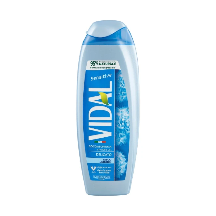 Vidal Sensitive Docciaschiuma Talco Liquido 250 ml
