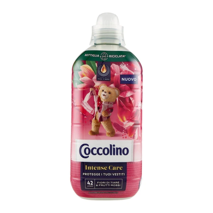Coccolino Ammorbidente Concentrato Intense Care Fiori di Tiarè & Frutti Rossi 42 Lavaggio 980 ml