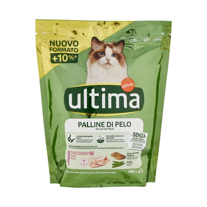 ultima Cat Palline di Pelo Tacchino 440 g