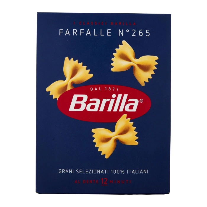 Barilla Pasta Farfalle n.265 100% Grano Italiano 500g
