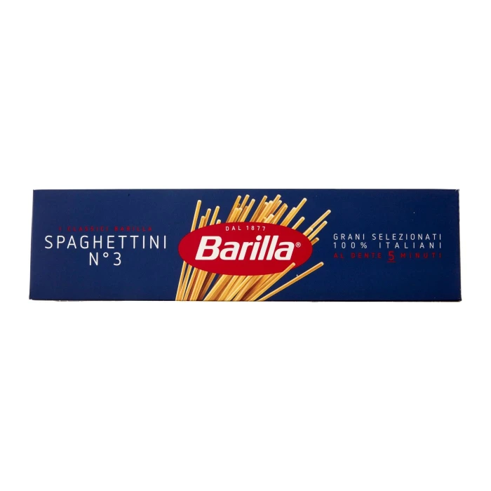 Barilla Pasta Spaghettini n.3 100% Grano Italiano 500g