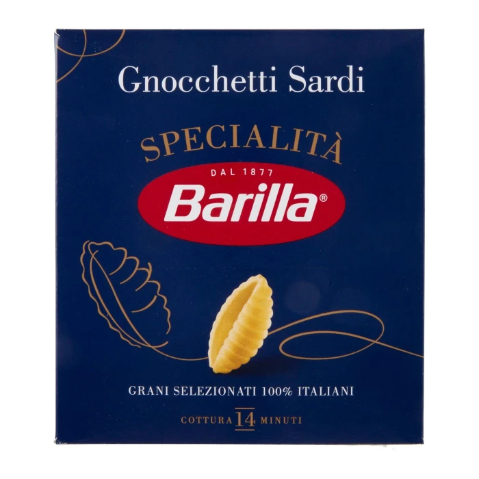 Barilla Pasta Specialità Gnocchetti Sardi 100% Grano Italiano 500g