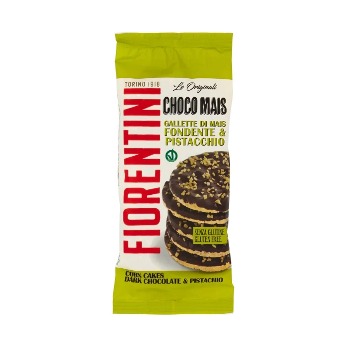 Fiorentini le Originali Choco Mais Gallette di Mais Fondente & Pistacchio 72 g