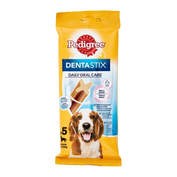 Pedigree Dentastix Snack per igiene orale Cane Medio 5 Pezzi 128 g