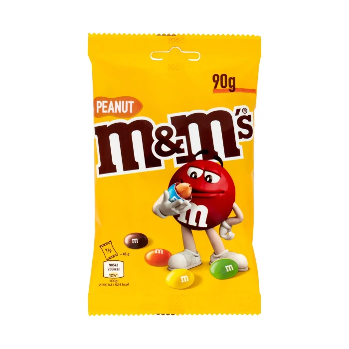 M&M's Snack al Cioccolato con Arachidi 90 g