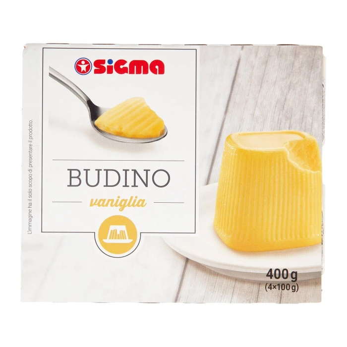 Sigma Budino vaniglia 4 x 100 g