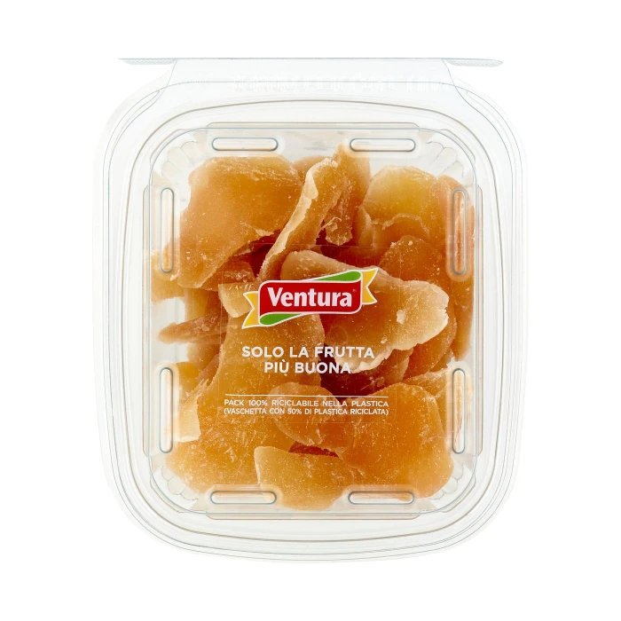 Ventura Zenzero Disidratato Zuccherato a Fette 200 g