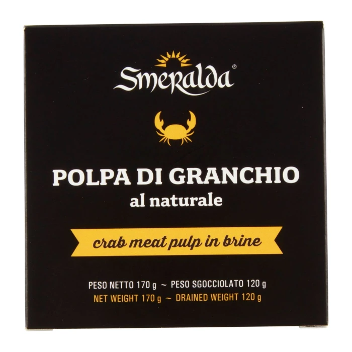 Smeralda Polpa di Granchio Premium al naturale 170 g