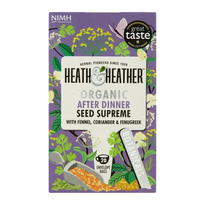 Heath & Heather Organic After Dinner Seed Supreme 20 filtri 30