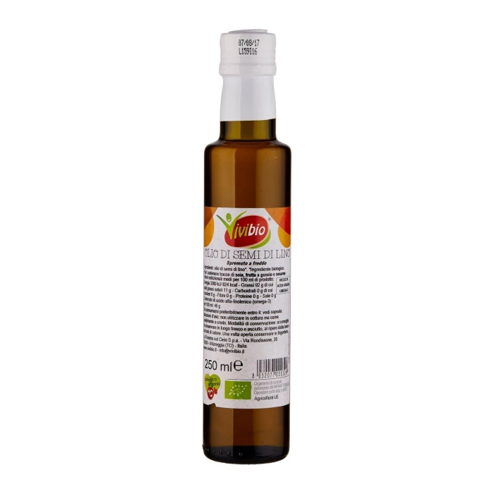 Vivibio Olio di Semi di Lino 250 ml