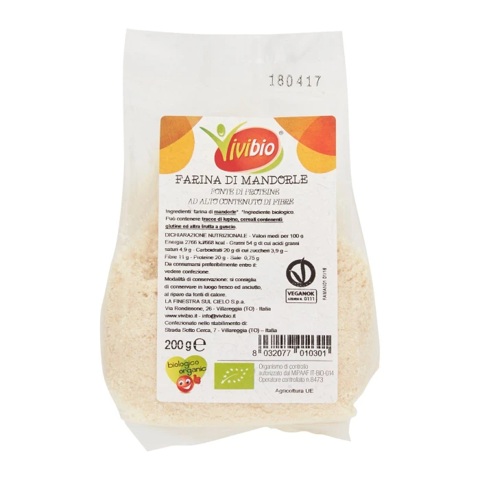 Vivibio Farina di Mandorle 200 g